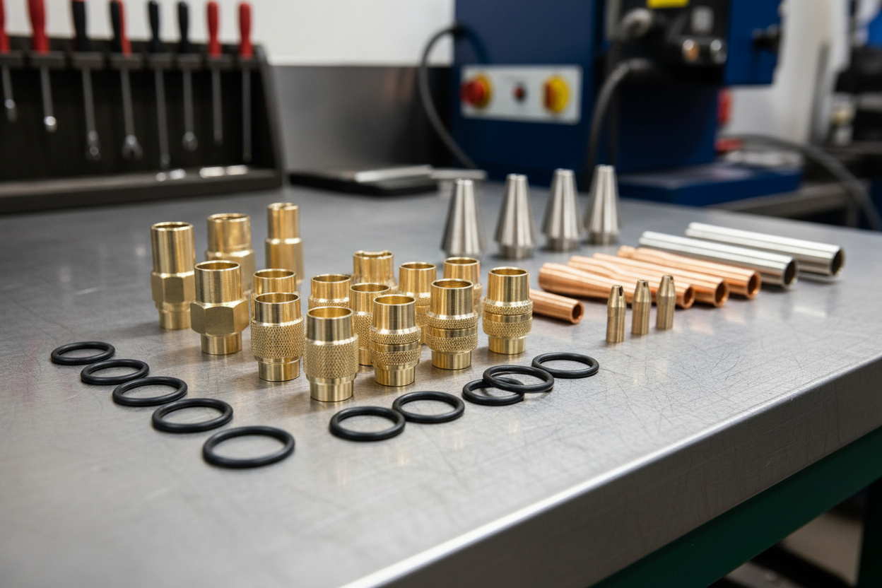 Lastoorts onderdelen