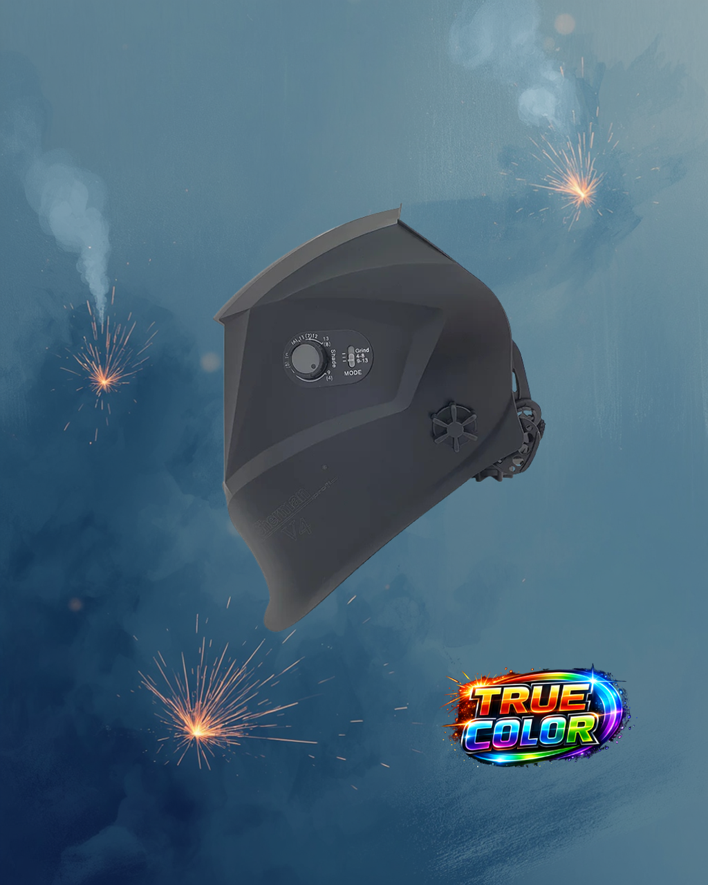 Sherman‑profi V4 – automatische lashelm