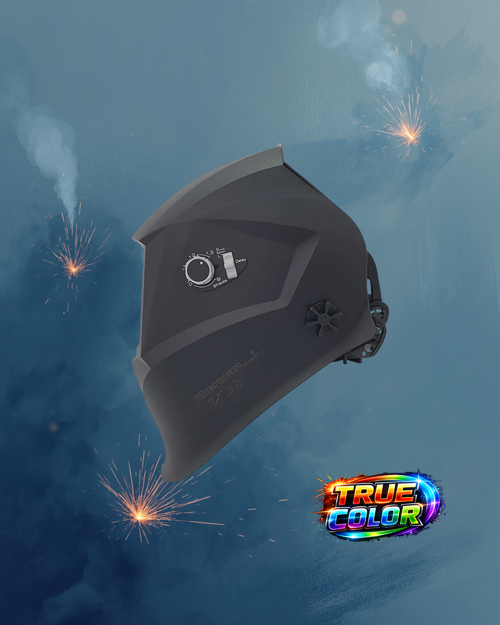 Sherman‑profi V3b – automatische lashelm