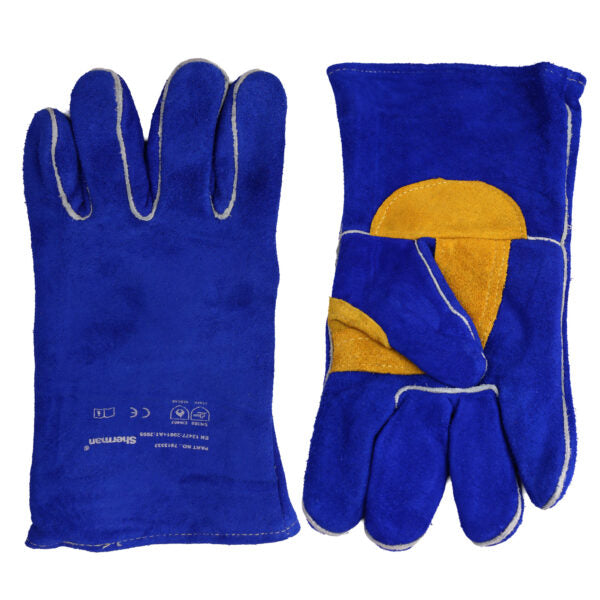 MIG lashandschoenen Blauw Maat L